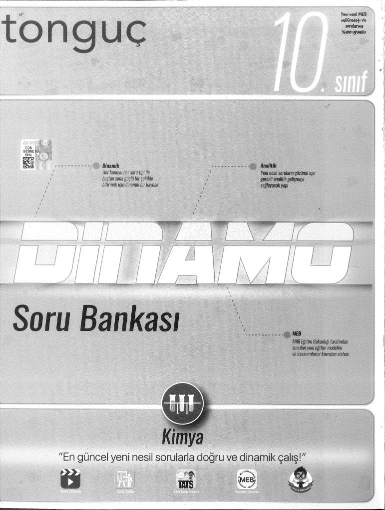 DİNAMO SORU BANKASI KİMYA