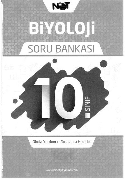 BİYOLOJİ SORU BANKASI Fotokopi.SHOP - Öğrencilerin Marketi!