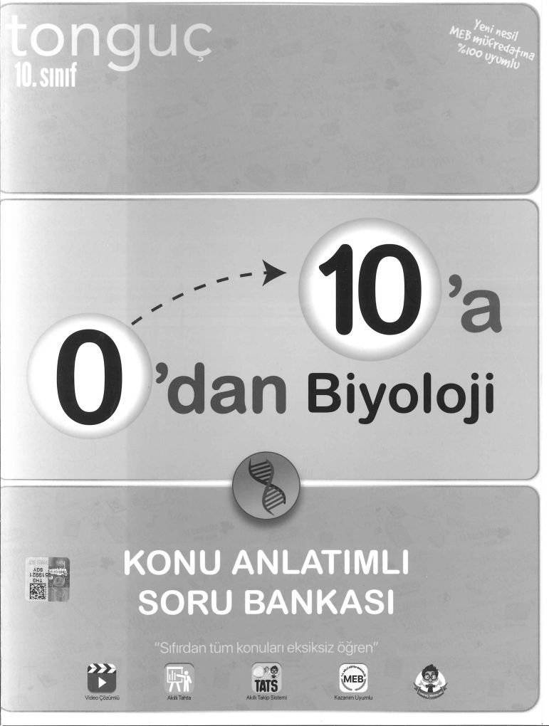 0'DAN 10'A BİYOLOJİ KONU ANLATIMLI SORU BANKASI