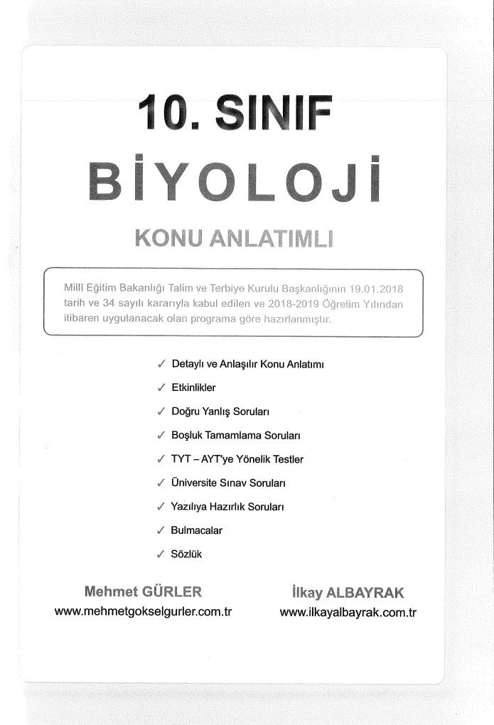 BİYOLOJİ KONU ANLATIMLI