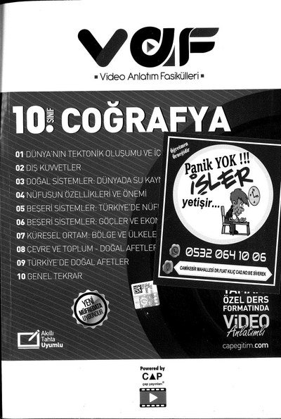 COĞRAFYA VİDEO ANLATIM FASİKÜLLERİ