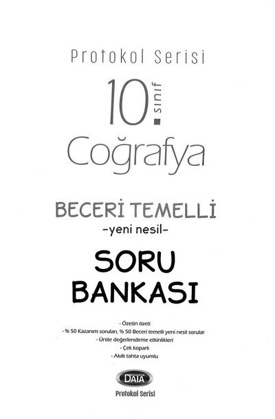 COĞRAFYA BECERİ TEMELLİ YENİ NESİL SORU BANKASI Fotokopi.SHOP - Öğrencilerin Marketi!