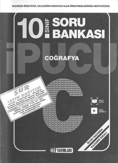 SORU BANKASI COĞRAFYA