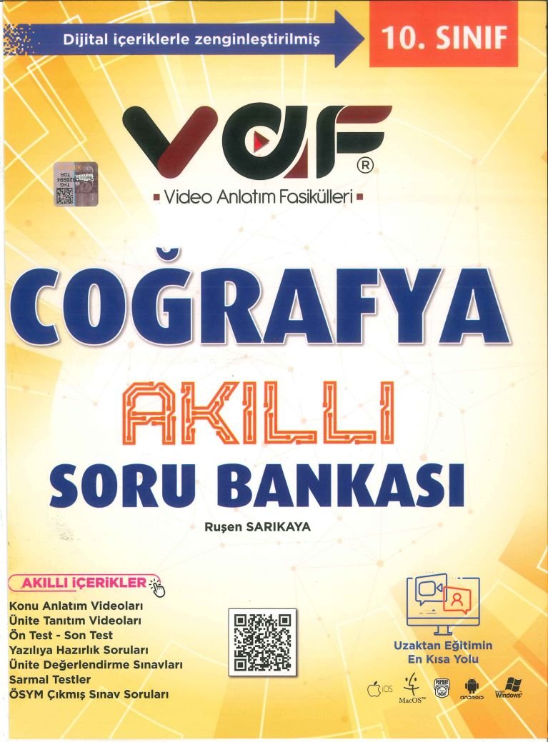 COĞRAFYA AKILLI SORU BANKASI