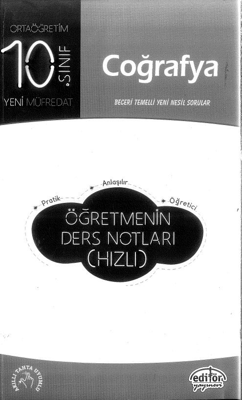 COĞRAFYA ÖĞRETMENİN DERS NOTLARI (HIZLI)
