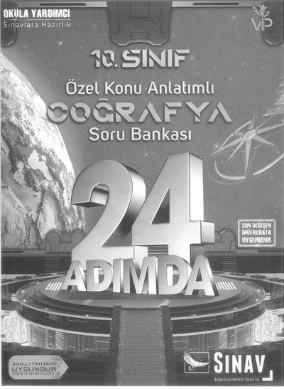 ÖZEL KONU ANLATIMLI COĞRAFYA SORU BANKASI 24 ADIMDA Fotokopi.SHOP - Öğrencilerin Marketi!