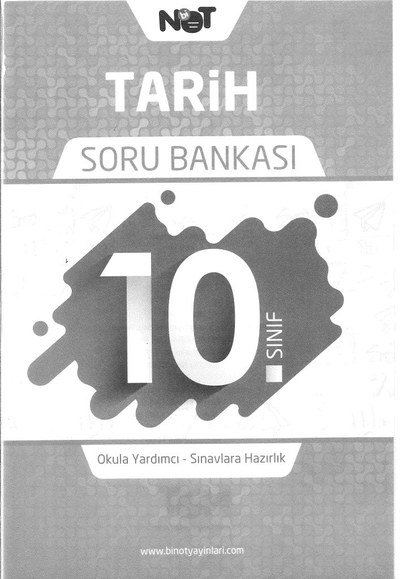 TARİH SORU BANKASI Fotokopi.SHOP - Öğrencilerin Marketi!