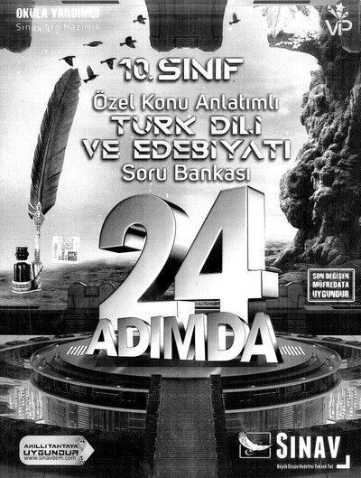 ÖZEL KONU ANLATIMLI TÜRK DİLİ VE EDEBİYATI SORU BANKASI 24 ADIMDA Fotokopi.SHOP - Öğrencilerin Marketi!