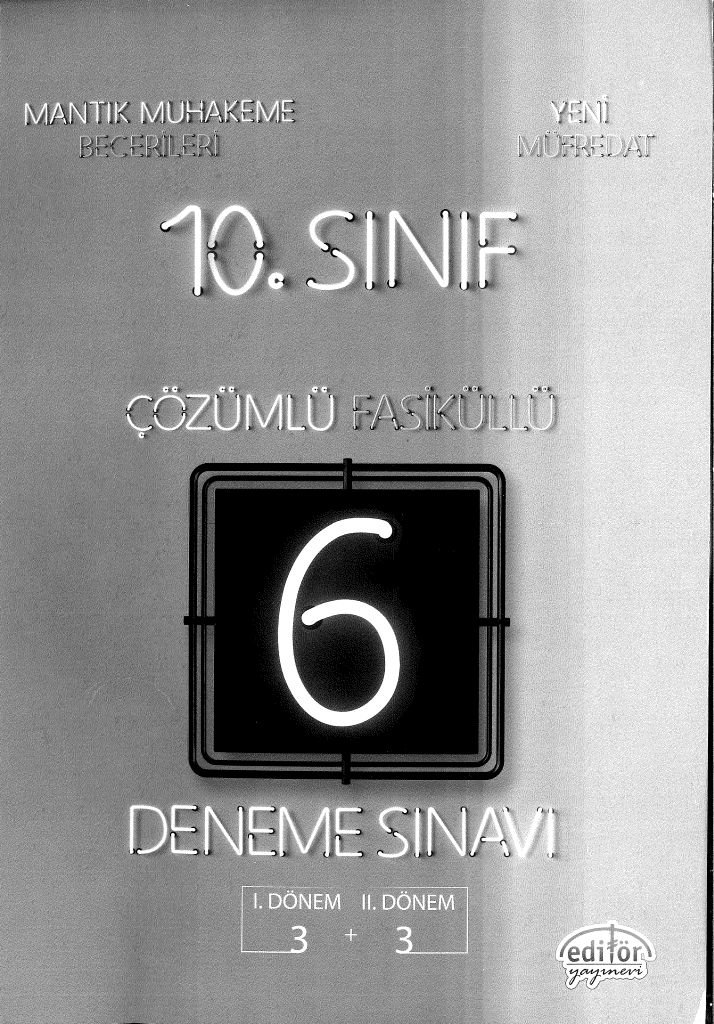 ÇÖZÜMLÜ FASİKÜLLÜ DENEME SINAVI 3+3