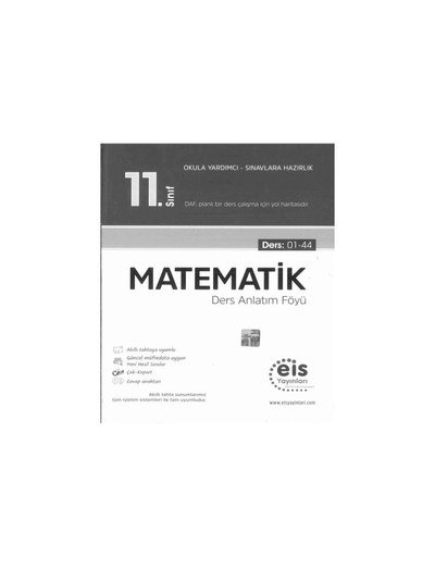 MATEMATİK DERS ANLATIM FÖYÜ