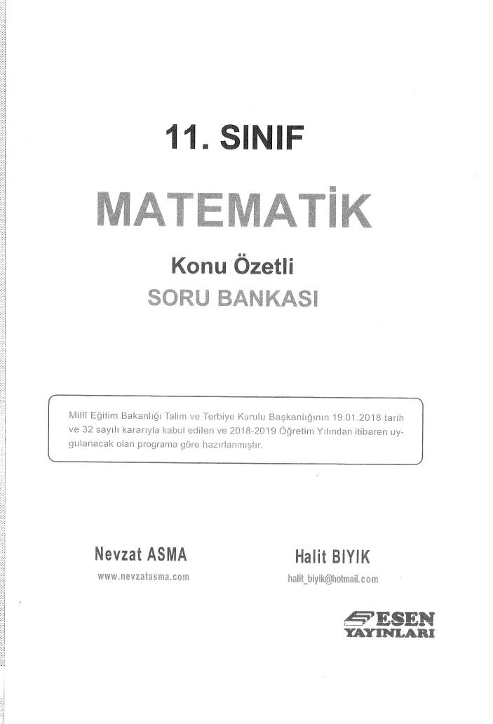 MATEMATİK KONU ÖZETLİ SORU BANKASI