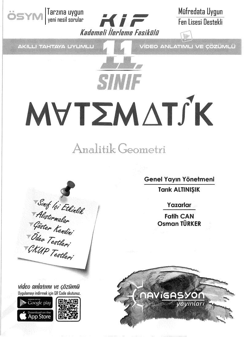 MATEMATİK ANALİTİK GEOMETRİ