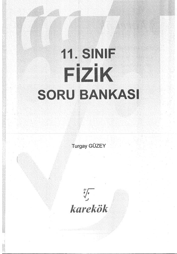 FİZİK SORU BANKASI