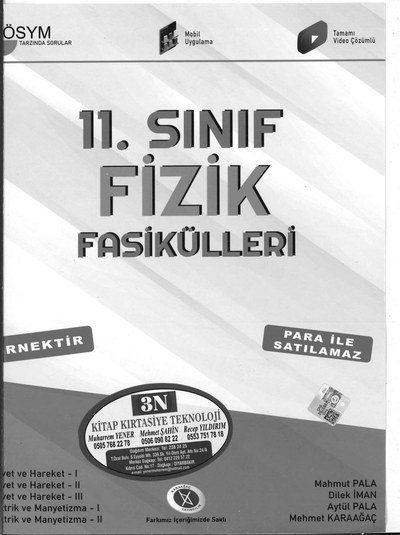 FİZİK FASİKÜLLERİ Fotokopi.SHOP - Öğrencilerin Marketi!