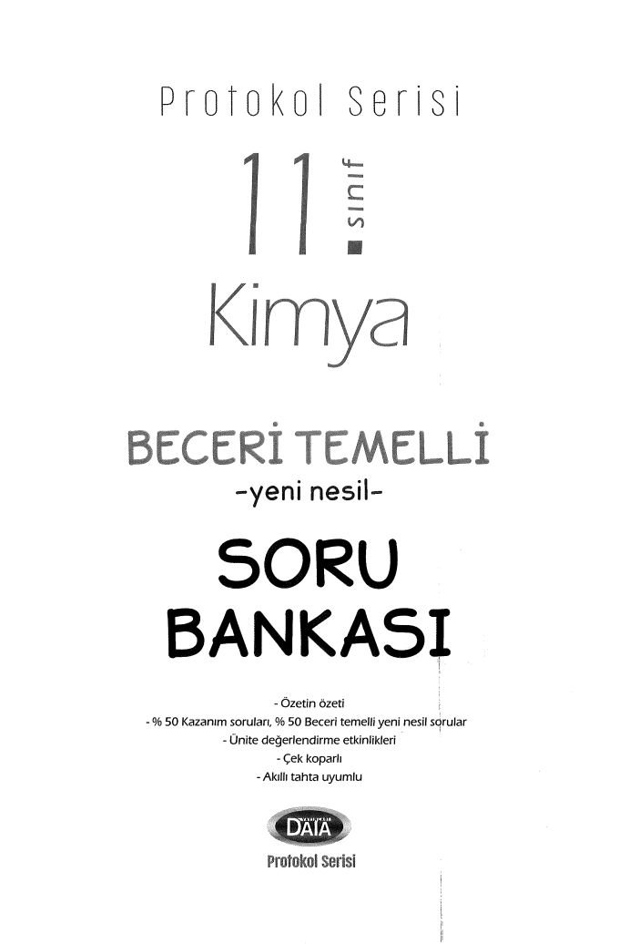 KİMYA BECERİ TEMELLİ YENİ NESİL SORU BANKASI