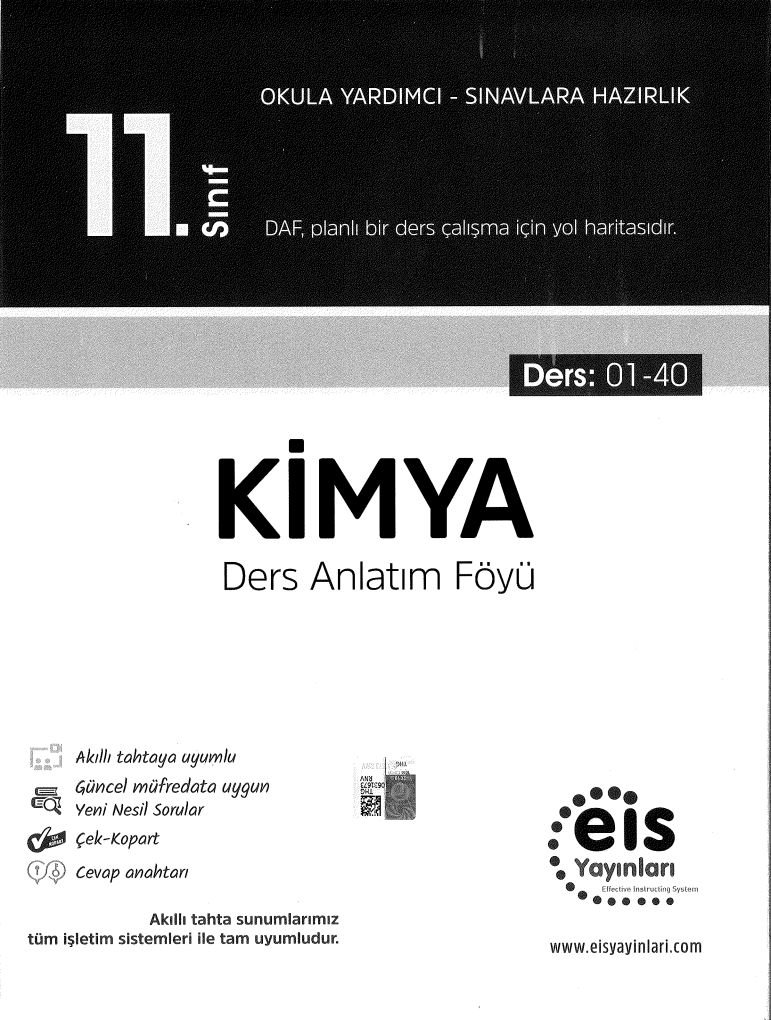KİMYA DERS ANLATIM FÖYÜ