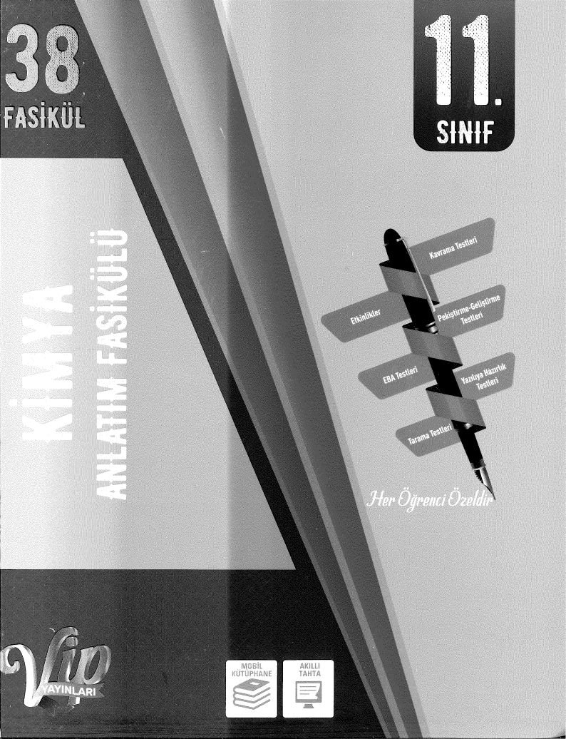 KİMYA ANLATIM FASİKÜLÜ 38 FASİKÜL