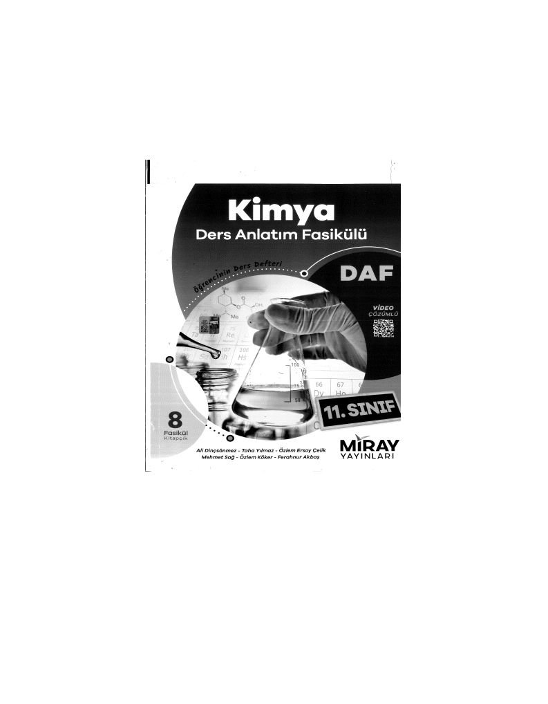 KİMYA DERS ANLATIM FASİKÜLÜ