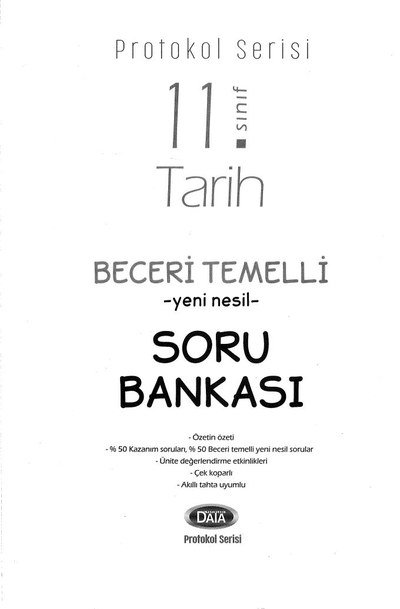 TARİH BECERİ TEMELLİ YENİ NESİL SORU BANKASI Fotokopi.SHOP - Öğrencilerin Marketi!