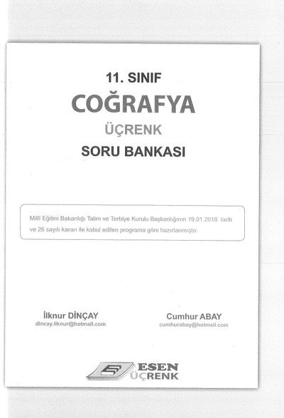COĞRAFYA ÜÇRENK SORU BANKASI Fotokopi.SHOP - Öğrencilerin Marketi!