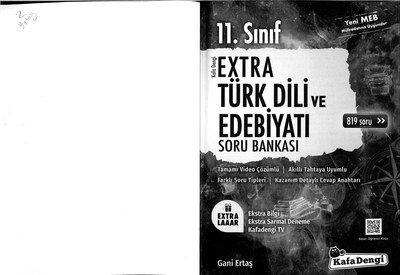 EXTRA TÜRK DİLİ VE EDEBİYATI SORU BANKASI Fotokopi.SHOP - Öğrencilerin Marketi!
