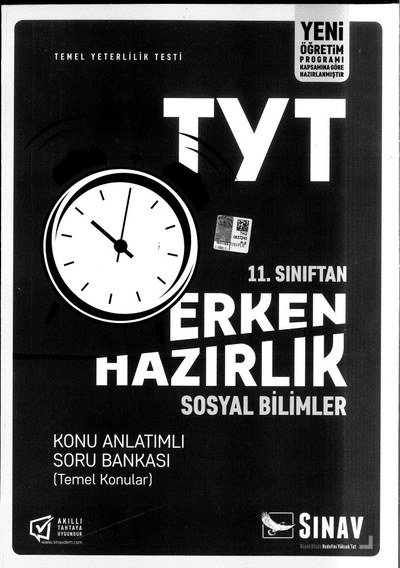 TYT ERKEN HAZIRLIK SOSYAL BİLİMLER KONU ANLATIMLI SORU BANKASI Fotokopi.SHOP - Öğrencilerin Marketi!