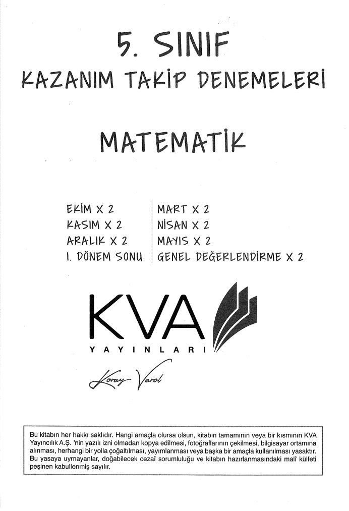KAZANIM TAKİP DENEMELERİ MATEMATİK