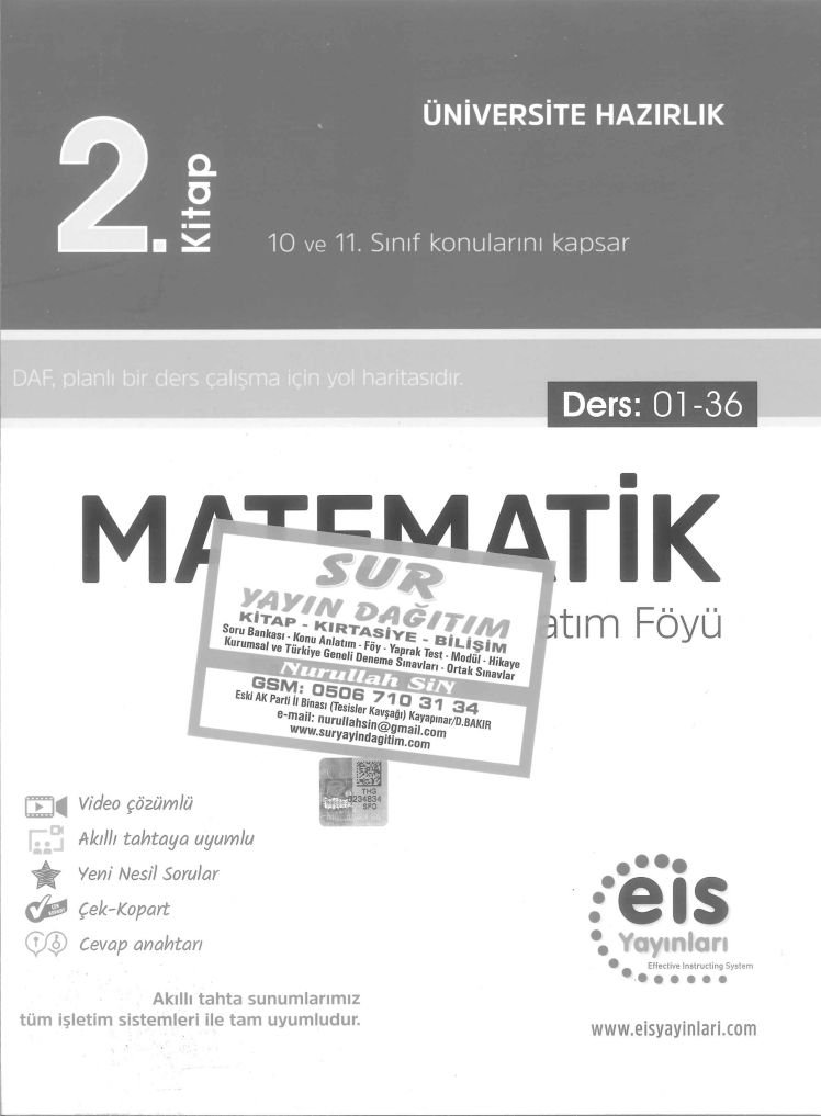 MATEMATİK DERS ANLATIM FÖYÜ 2. KİTAP