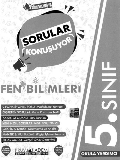 SORULAR KONUŞUYOR FEN BİLİMLERİ Fotokopi.SHOP - Öğrencilerin Marketi!