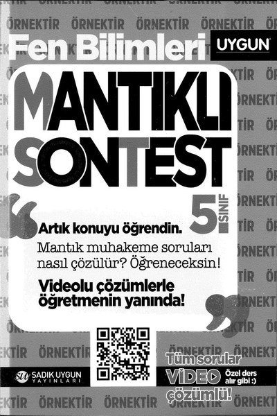 FEN BİLİMLERİ MANTIKLI SON TEST Fotokopi.SHOP - Öğrencilerin Marketi!