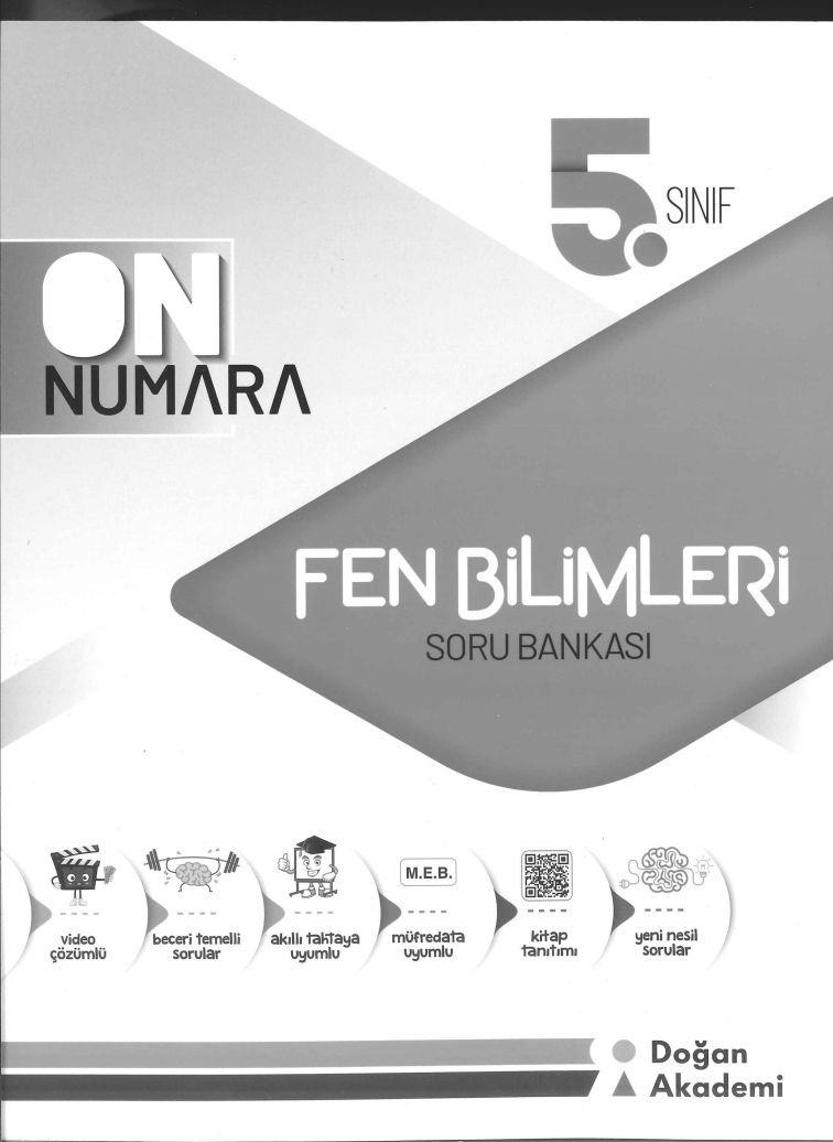 ON NUMARA FEN BİLİMLERİ SORU BANKASI