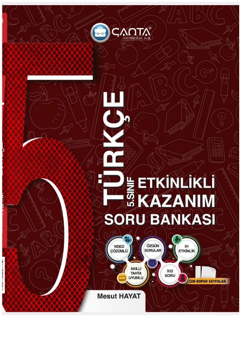 TÜRKÇE ETKİNLİKLİ KAZANIM SORU BANKASI