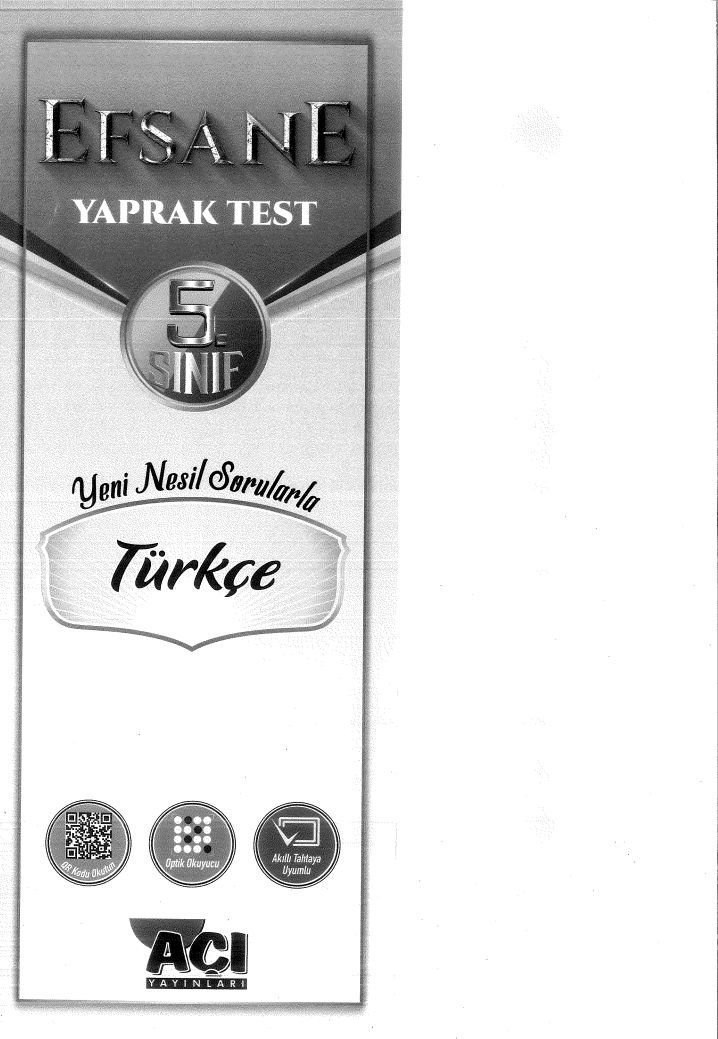 EFSANE TEST TÜRKÇE