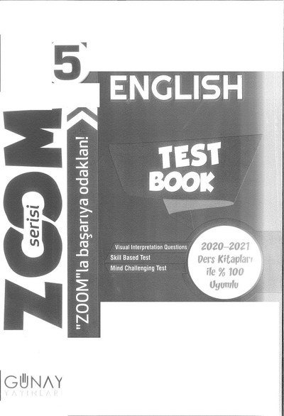 ENGLISH TEST BOOK Fotokopi.SHOP - Öğrencilerin Marketi!