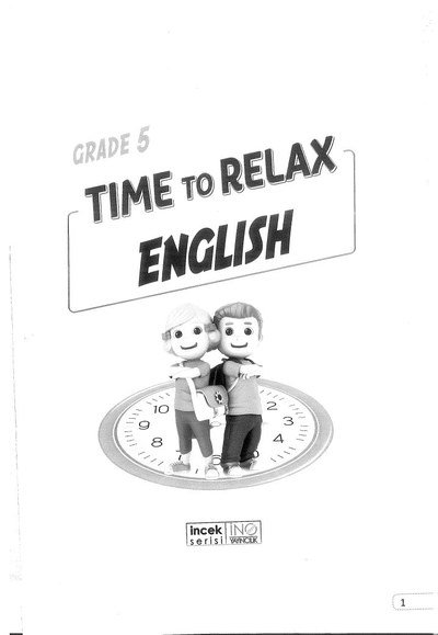 TIME TO RELAX ENGLISH Fotokopi.SHOP - Öğrencilerin Marketi!