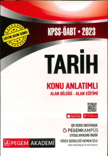 TARİH KONU ANLATIMLI ALAN BİLGİSİ-ALAN EĞİTİMİ
