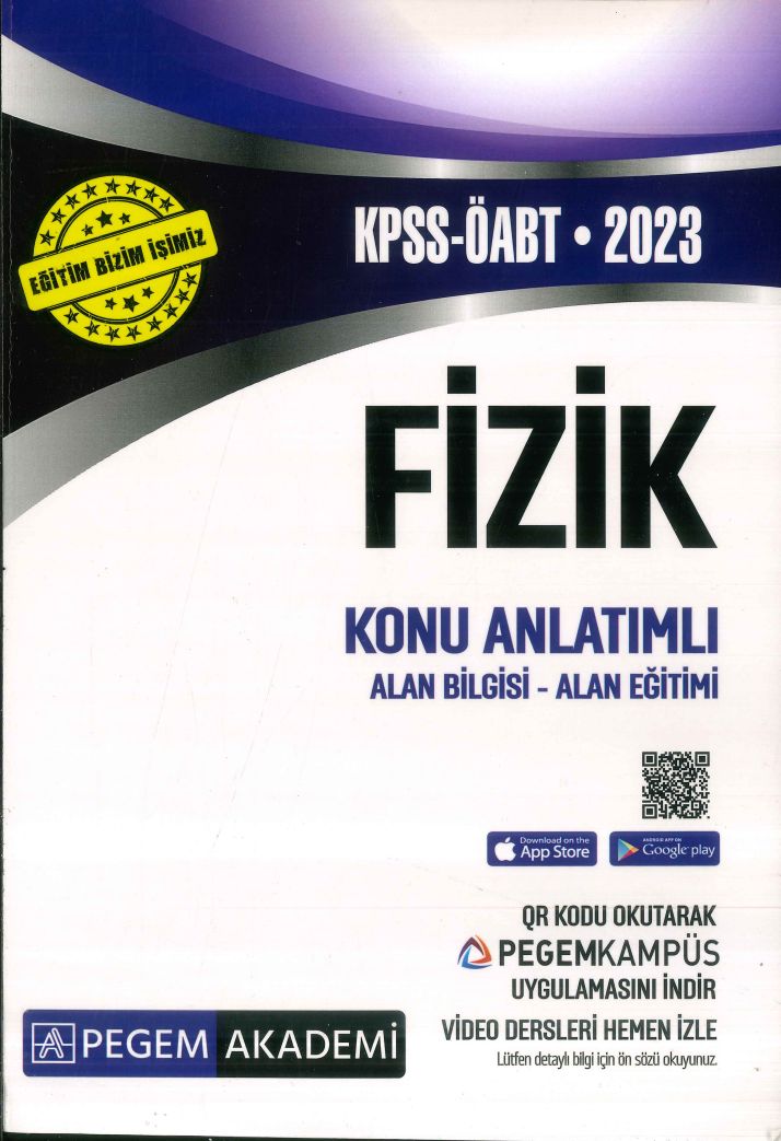 FİZİK KONU ANLATIMLI ALAN BİLGİSİ-ALAN EĞİTİMİ