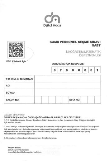 İLKÖĞRETİM MATEMATİK ÖĞRETMENLİĞİ