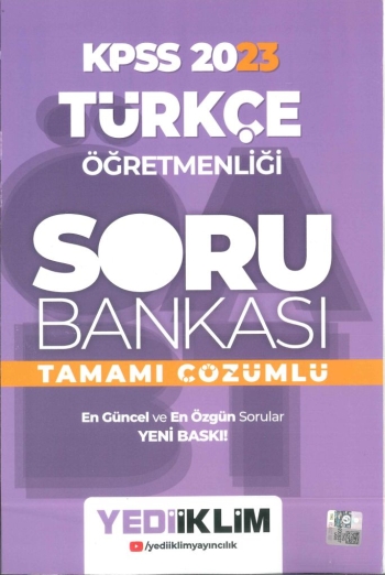 TÜRKÇE ÖĞRETMENLİĞİ TAMAMI ÇÖZÜMLÜ SORU BANKASI