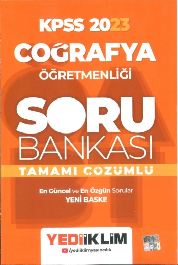 COĞRAFYA ÖĞRETMENLİĞİ SORU BANKASI TAMAMI ÇÖZÜMLÜ