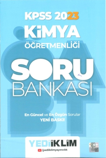 KİMYA ÖĞRETMENLİĞİ SORU BANKASI