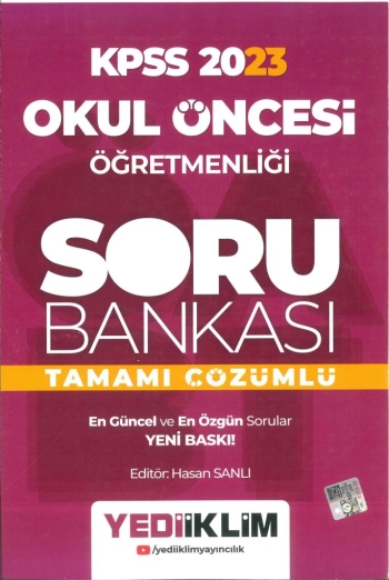 OKUKL ÖNCESİ ÖĞRETMENLİĞİ TAMAMI ÇÖZÜMLÜ SORU BANKASI