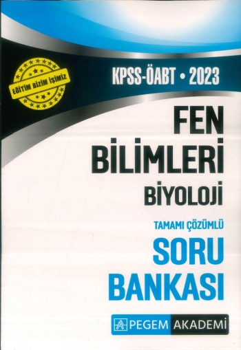 BİYOLOJİ TAMAMI ÇÖZÜMLÜ SORU BANKASI