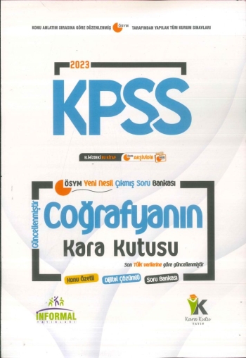 COĞRAFYANIN KARA KUTUSU Fotokopi.SHOP - Öğrencilerin Marketi!
