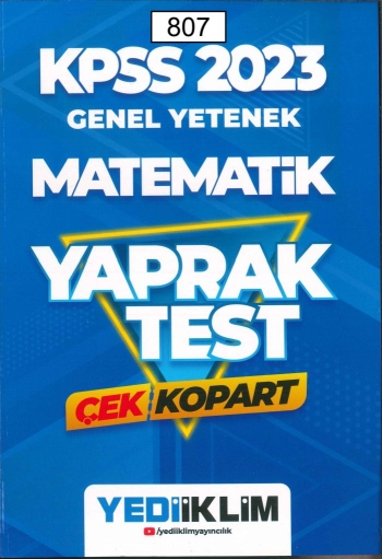 MATEMATİK ÇEK KOPART YAPRAK TEST Fotokopi.SHOP - Öğrencilerin Marketi!