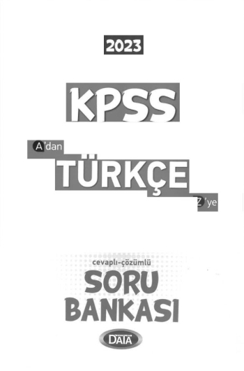 A'DAN Z'YE TÜRKÇE SORU BANKASI Fotokopi.SHOP - Öğrencilerin Marketi!