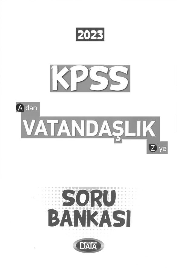 A'DAN Z'YE VATANDAŞLIK SORU BANKASI