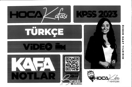 TÜRKÇE VİDEO KAFA NOTLAR