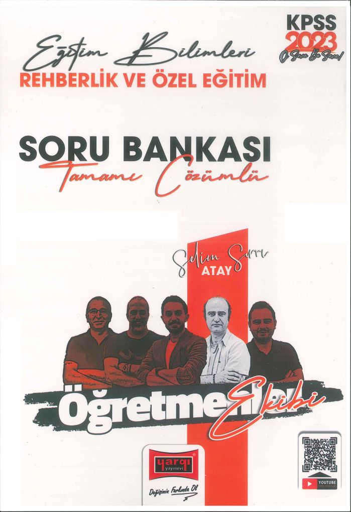 REHBERLİK VE ÖZEL EĞİTİM TAMAMI ÇÖZÜMLÜ SORU BANKASI ÖĞRETMENLER EKİBİ