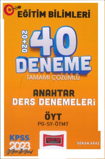 ANAHTAR 40 DENEME ÇÖZÜMLÜ (ÖYT-PG-SY-ÖTMT) Fotokopi.SHOP - Öğrencilerin Marketi!